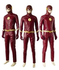 TF Season 4 Barry Allen Cosplay Costume Leather Deluxe Suit -Ultimate Cosplay Store 5 800x800 365