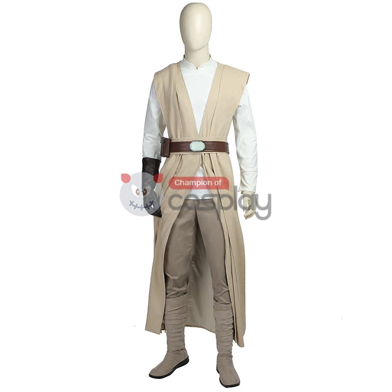 Star Wars 8 The Last Jedi Luke Skywalker Cosplay Costume Suit 7 Star Wars 8 The Last Jedi Luke Skywalker Cosplay Costume Suit - Image 5