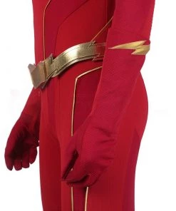 Barry Allen Cosplay Suit Superhero Costumes Golden Boots -Ultimate Cosplay Store 6 800x800 272