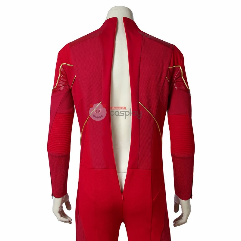 Halloween Barry Allen Cosplay Costume TF S6 Suit 11 Halloween Barry Allen Cosplay Costume TF S6 Suit - Image 9