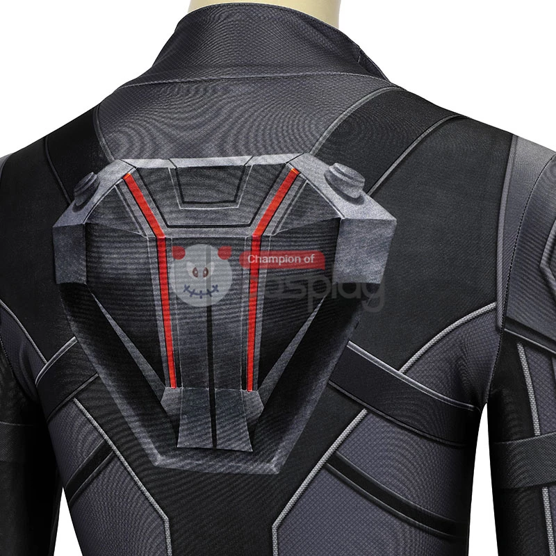 Natasha Romanoff Black Jumpsuit 2020 Movie Black Widow Cosplay Costume 11 Natasha Romanoff Black Jumpsuit 2020 Movie Black Widow Cosplay Costume - Image 9