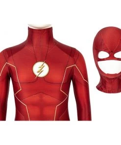 Kids Barry Allen Bodysuit Superhero Red Cosplay Costume -Ultimate Cosplay Store A0010452 800x800 1