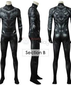 Black Panther Jumpsuit T'Challa Cosplay Costumes -Ultimate Cosplay Store C2 800x800 1