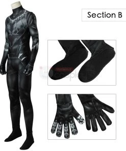 Black Panther Jumpsuit T'Challa Cosplay Costumes -Ultimate Cosplay Store C6 800x800 1