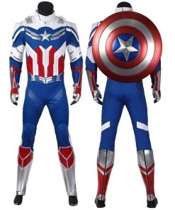 2021 Captain America Sam Wilson Costume New The Falcon and the Winter Soldier Cosplay Suit