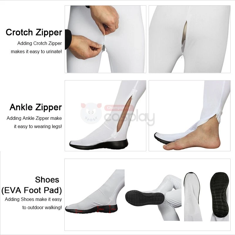 Natasha Romanoff White Jumpsuit 2020 Movie Black Widow Cosplay Costume 15 Natasha Romanoff White Jumpsuit 2020 Movie Black Widow Cosplay Costume - Image 13